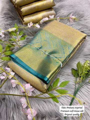 "Kanak" Soft Banarsi Silk Saree