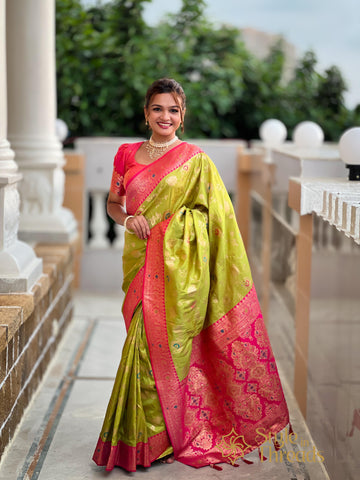 "Kunti" Soft Banarsi Silk Saree