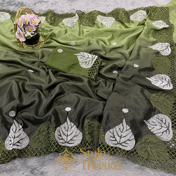 "Heeriye" Soft crushed Silk Saree