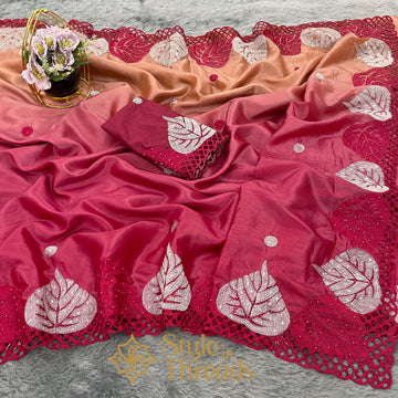 "Aashna" Soft crushed Silk Saree