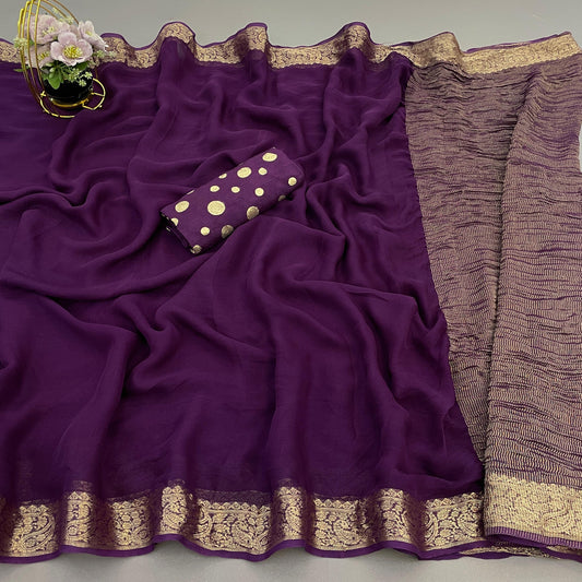 "Keer" Pure Viscose Saree