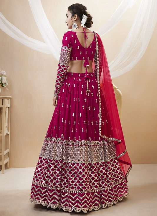 Ruby Embellished Lehenga