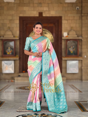 "Rivaaz"Pure Banarsi Silk Saree