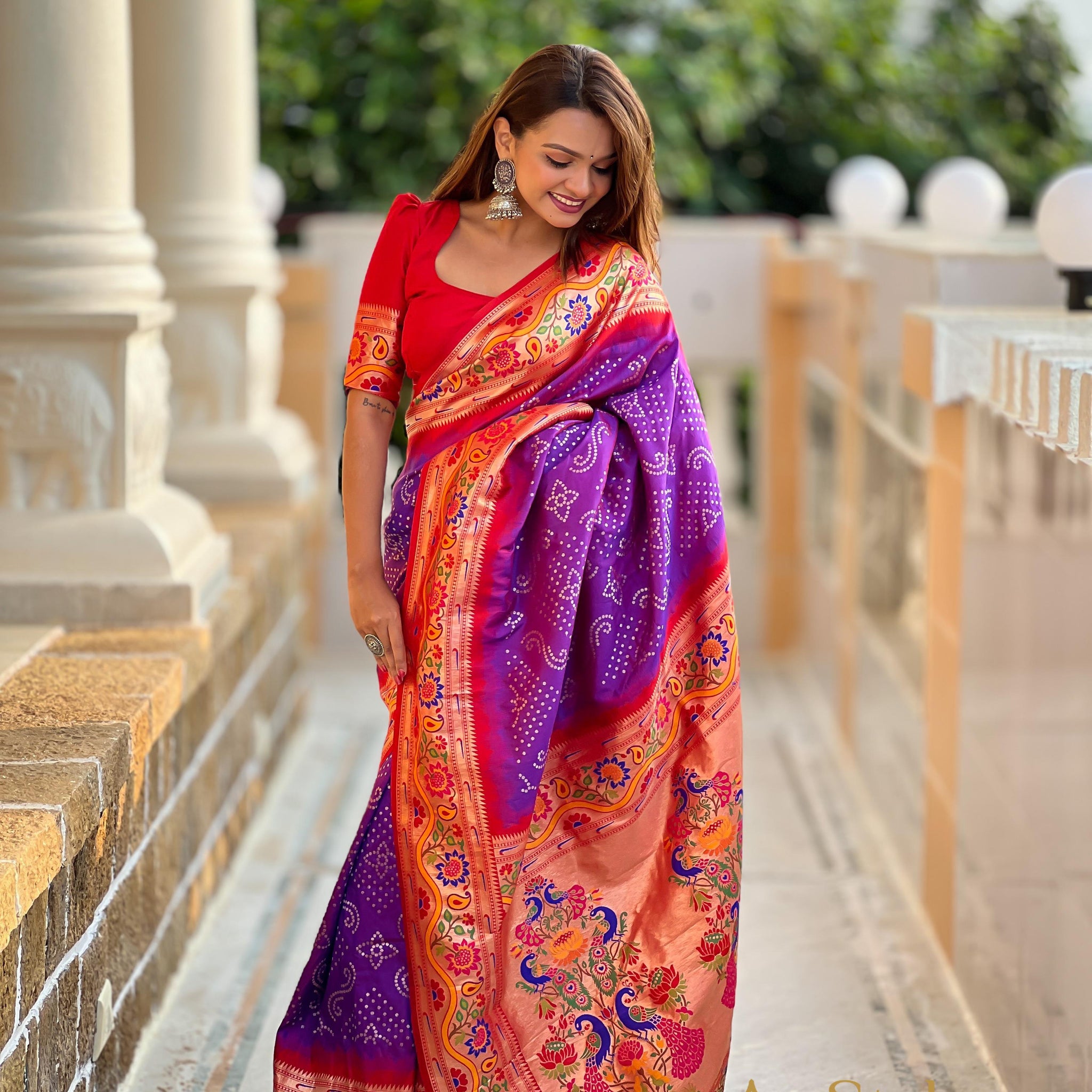 "Nitya" Soft Paithani Silk Saree