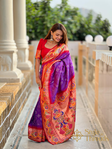 "Nitya" Soft Paithani Silk Saree