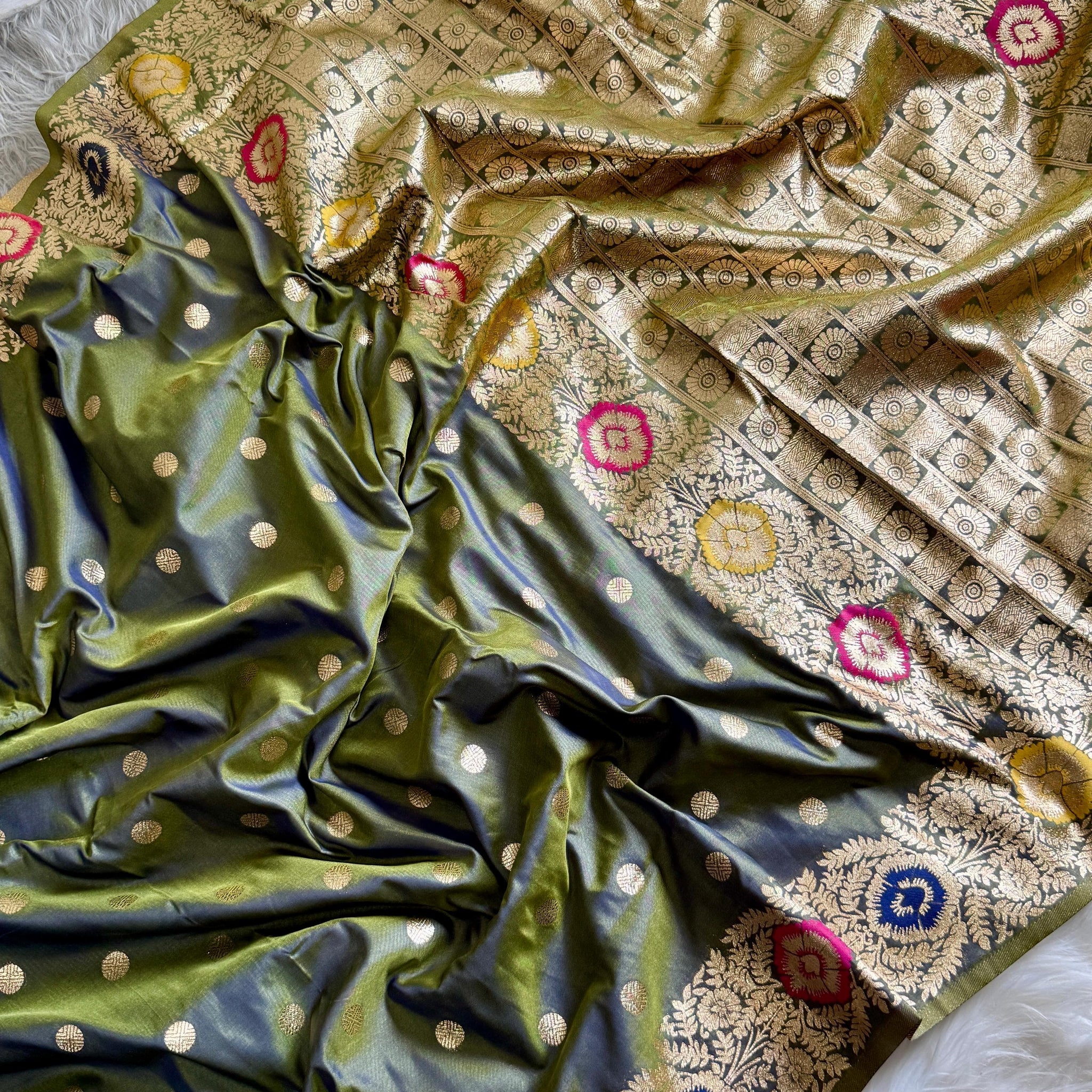"Heena" Banarsi Silk Saree