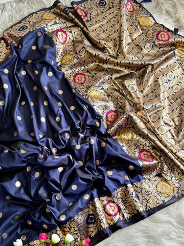 "Azure" Banarsi Silk Saree