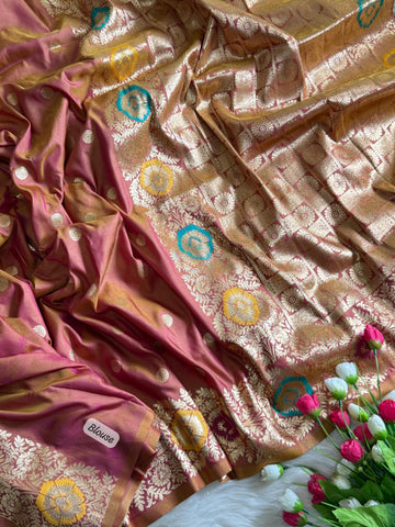 "Inaya" Banarsi dual tone Silk Saree