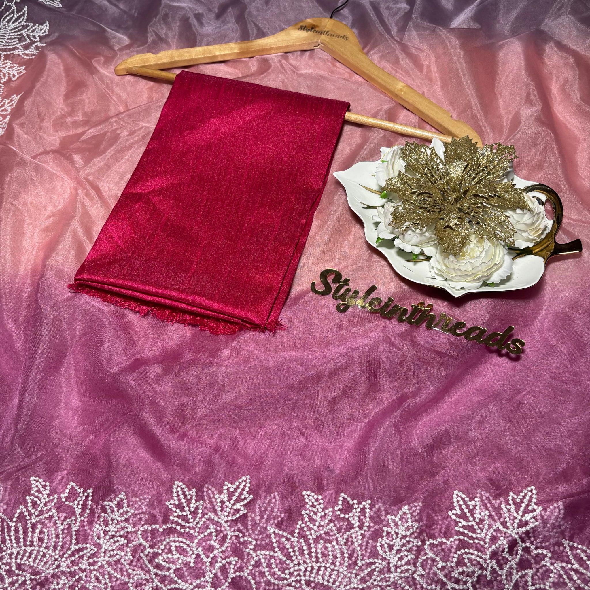 "Eshani" Soft Organza Silk Saree
