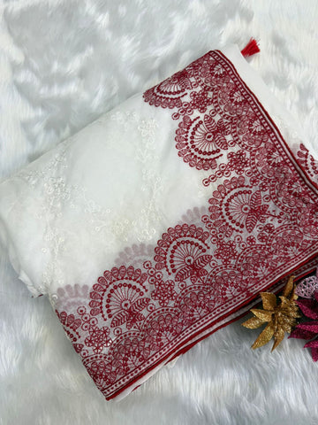 "Devika" Soft Organza Saree