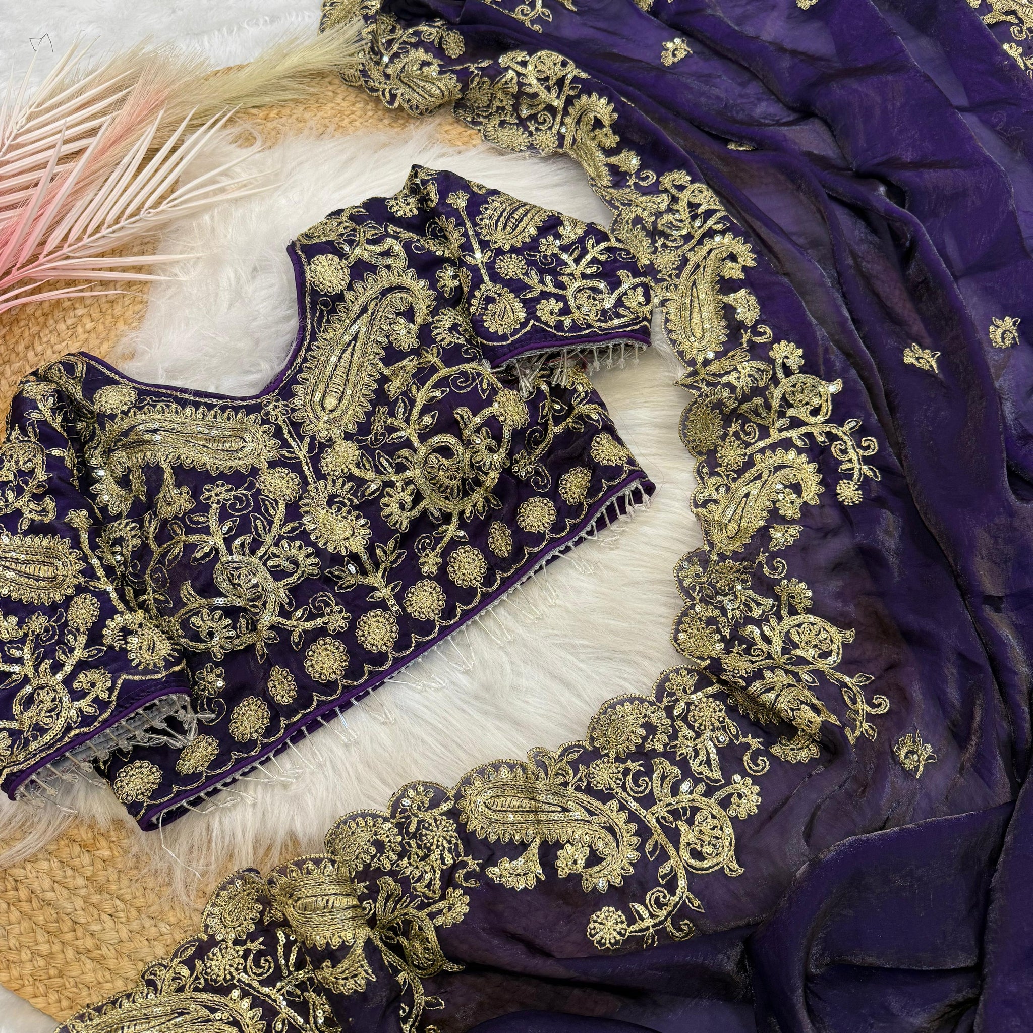 "Inaya" Soft Satin Saree
