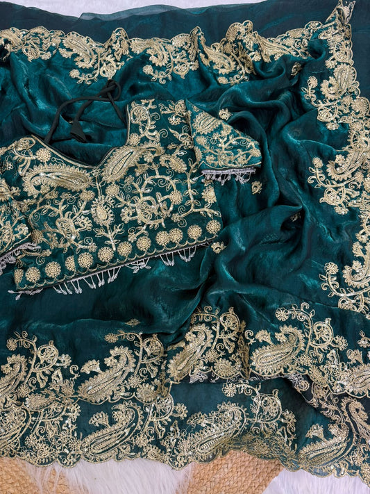 "Kanak" Soft Satin Saree