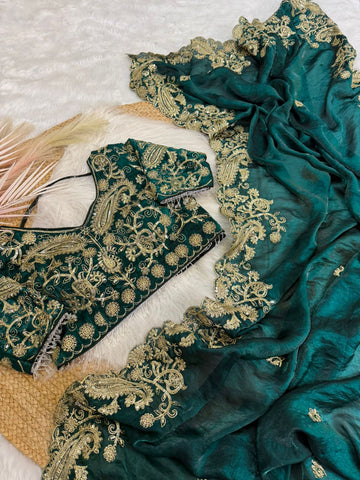 "Kanak" Soft Satin Saree