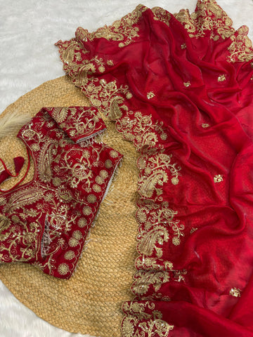"Reeyanshi" Soft Satin Saree