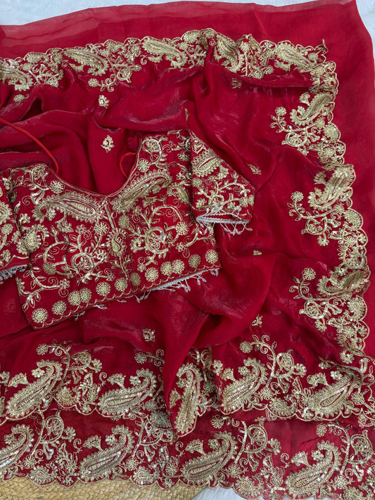 "Reeyanshi" Soft Satin Saree