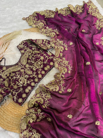"Surabhi" Soft Satin Saree