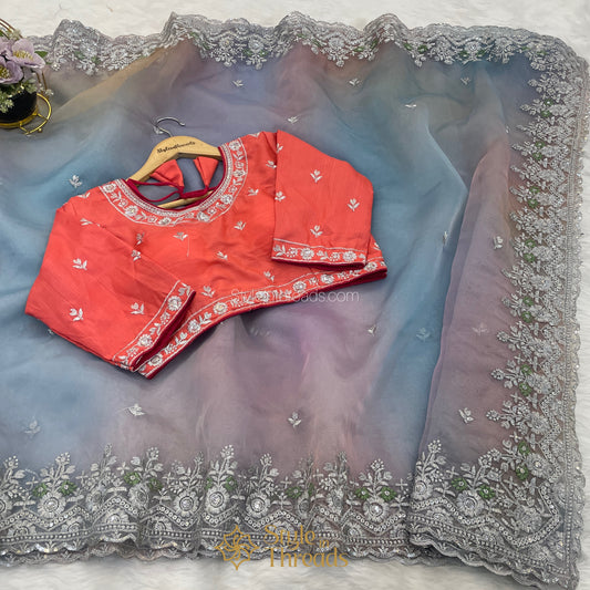 "Fiza" Soft Organza Saree
