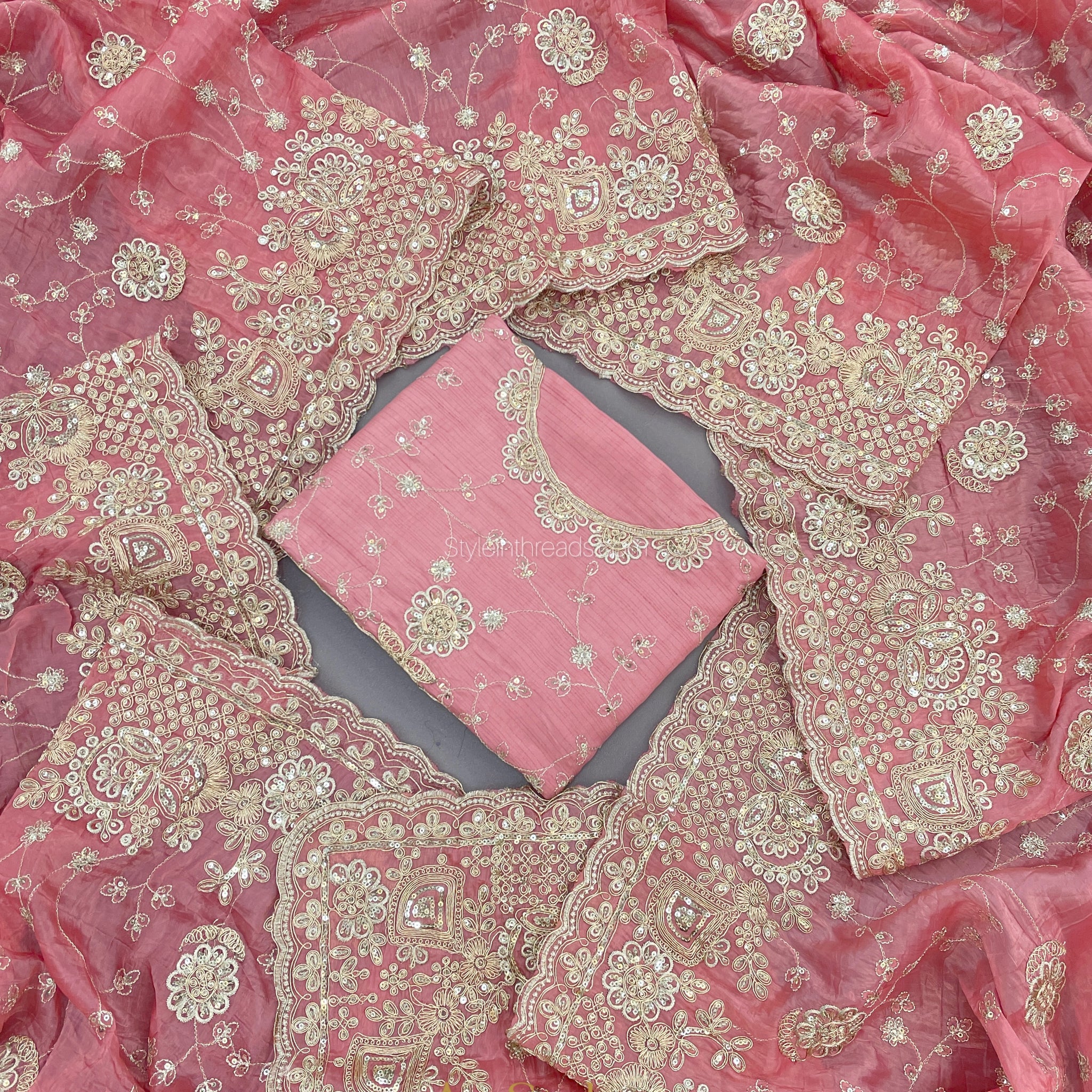 "Ziva" Soft crushed Silk Saree