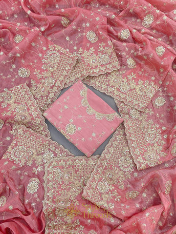 "Ziva" Soft crushed Silk Saree