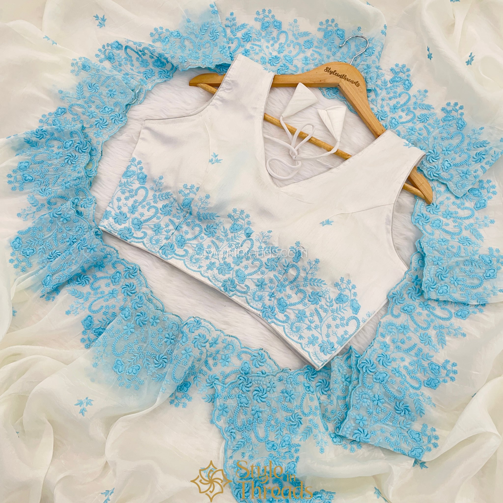 "Eshaani" Soft Organza Saree
