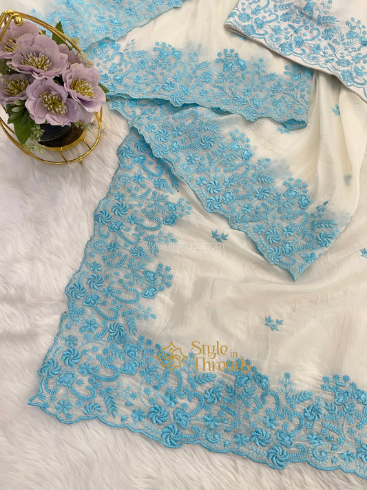 "Eshaani" Soft Organza Saree