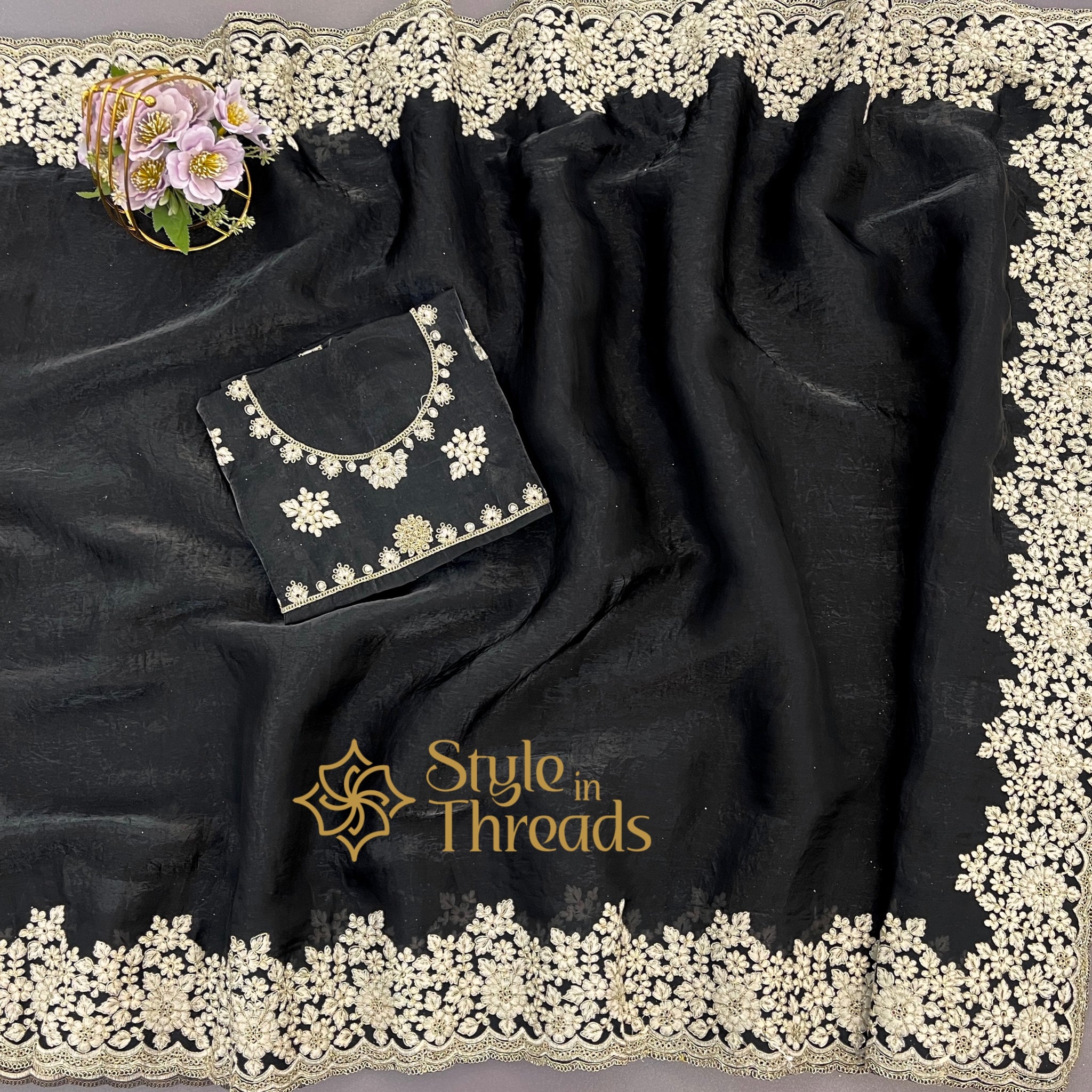 "Kalki" Soft Satin Saree