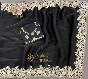 "Kalki" Soft Satin Saree